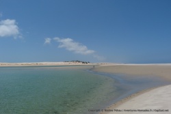 L'immense baie sur laquelle nous sommes posés est une véritable piscine naturelle