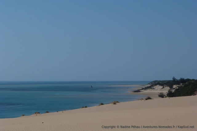 L'île de Bazaruto a des côtes plus imposantes
