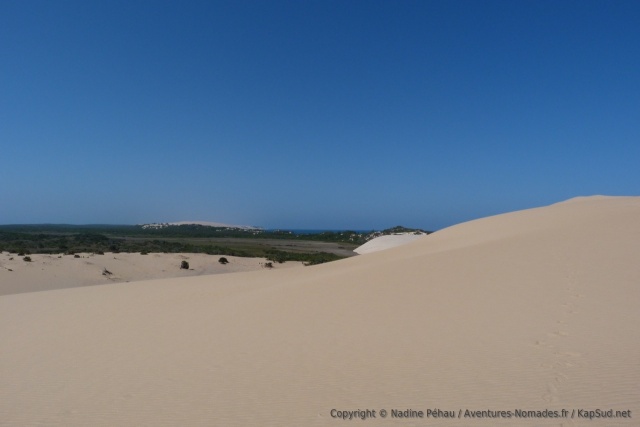 L'immense dune sur l'île de Bazaruto