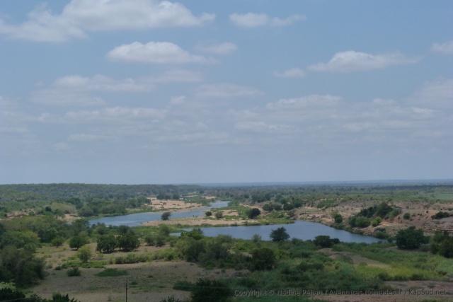 La rivière Elephantes sur laquelle est construit le barrage