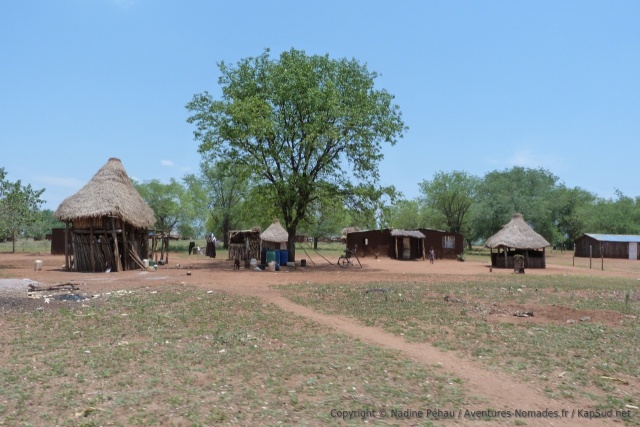 Le parc de Limpopo n'est pas réservé aux animaux et plusieurs villages y sont installés
