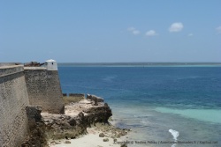 La forteresse de Sao Sebastiao est un pentagone et le point de vue à chacun de ses coins vaut le coup d'oeil