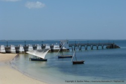 Le port de pêche de Stone Town, la partie vieille ville de Ilha de Mocambique