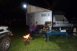 On retrouve très vite nos habitudes pour avoir un bon bivouac
