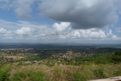 Vue sur le pays Venda, très peuplé par endroit