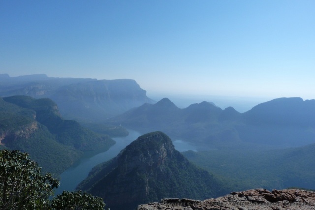 On a de la chance, le Blyde river canyon est dégagé