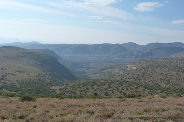 Les paysages du parc Mountain Zebra sont très beaux et très variés