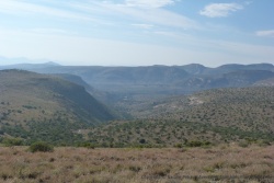 Les paysages du parc Mountain Zebra sont très beaux et très variés