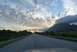 Arrivés sur la côte, changement radical de climat et donc de paysages