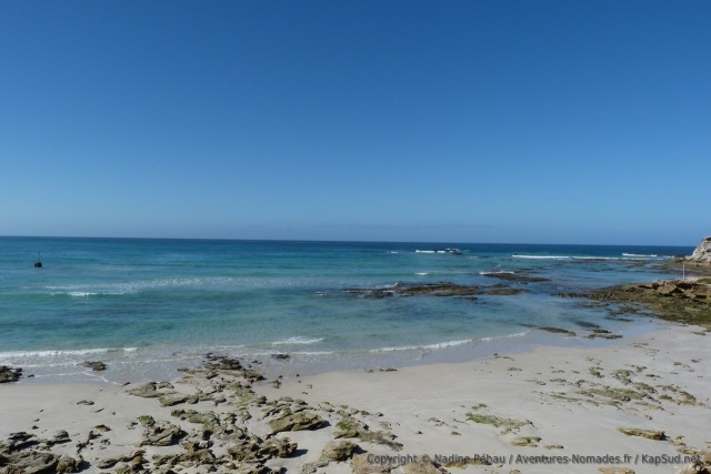 Une fois encore, les jolies plages de la Garden route nous invitent à la baignade