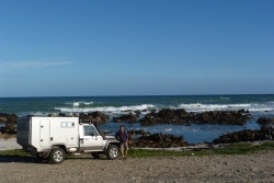 Nous voilà au Cap Agulhas, le point le plus austral du continent africain