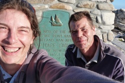 Une photo n'est pas de trop pour immortaliser notre passage au Cap Agulhas