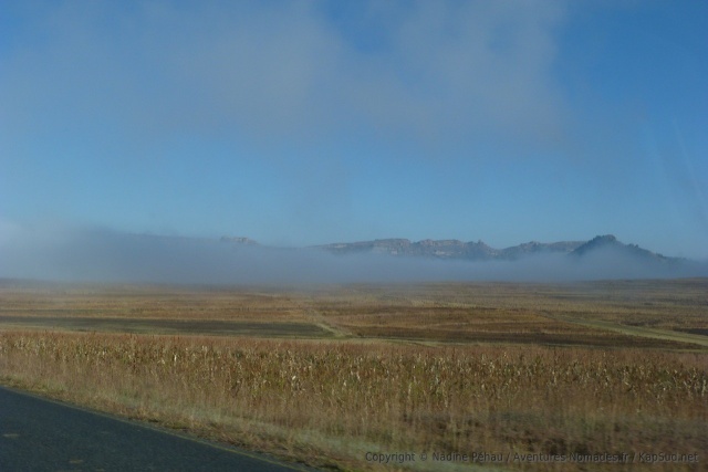 La brume matinale vient jouer les trouble-fêtes