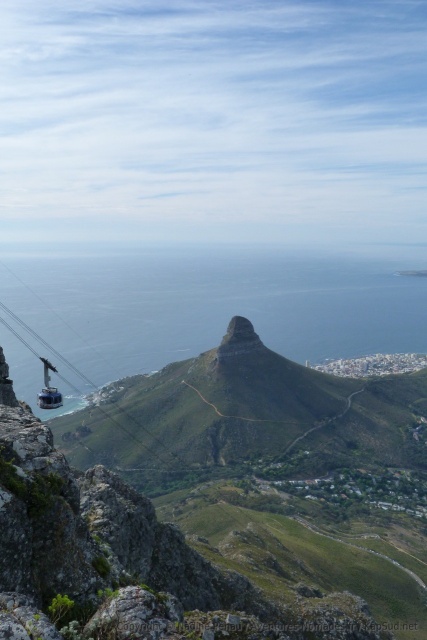 Le téléphérique est le moyen le plus facile pour se rendre au sommet de la Table Mountain
