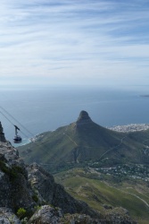 Le téléphérique est le moyen le plus facile pour se rendre au sommet de la Table Mountain