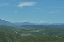 L'arrivée sur la vallée de Montagu est superbe