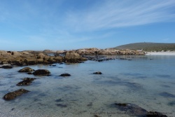 Plage vivifiante de Tietiesbaai