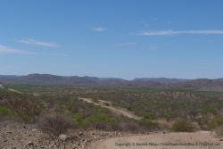 Les très beaux paysages à l'approche de Kamanjab