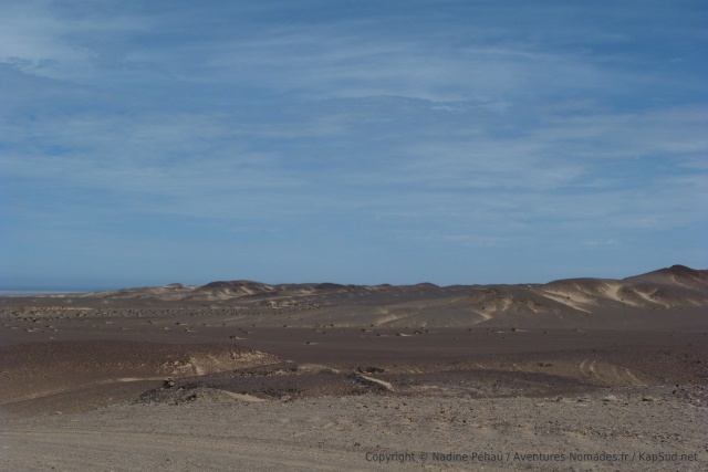 Au loin, à l'horizon, l'océan atlantique