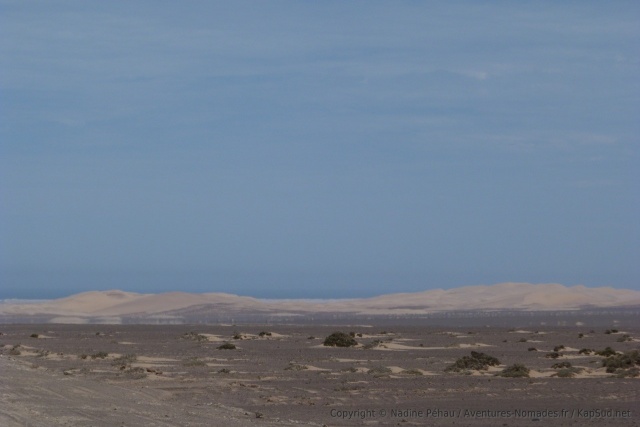 De magnifiques et tentantes dunes qu'on ne pourra pas approcher