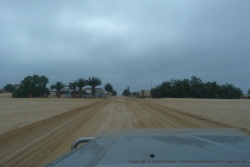 La petite ville de Henties Bay, comme une oasis