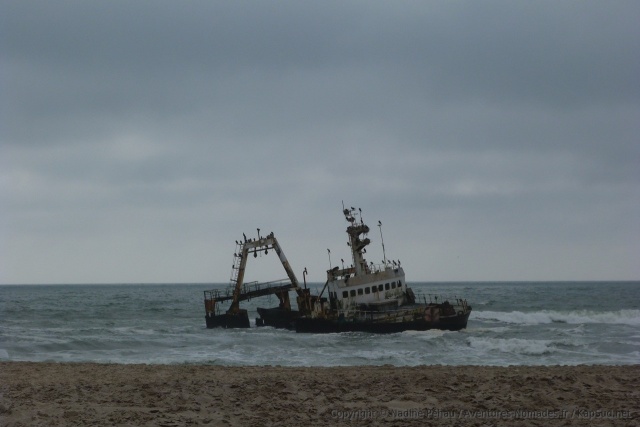 Encore un bateau victime des conditions d'enfer de la Skeleton Coast