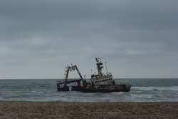 Encore un bateau victime des conditions d'enfer de la Skeleton Coast