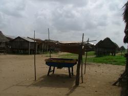 Toujours le baby foot même en village lacustre