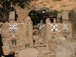 "totems" de village dogon