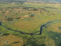 Rivière dans le delta