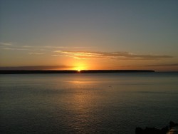 Lifou au soleil couchant