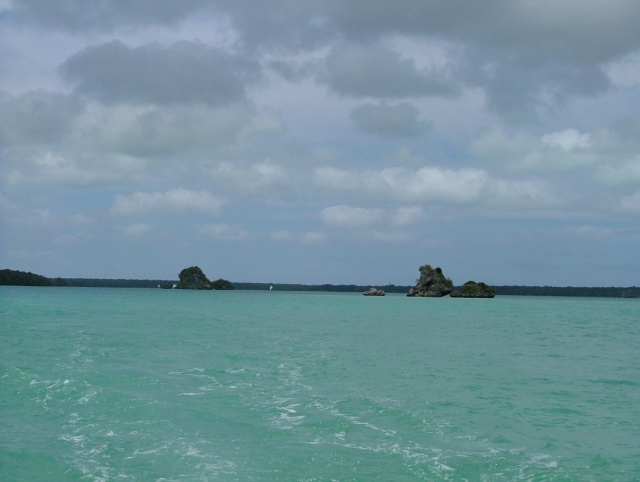 La baie d'Upi est immense et cest un vrai plaisir de la traverser