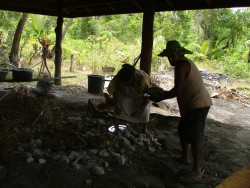 Un long travail, le bougna se mérite