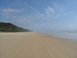 L'horizon sans fin sur seventy five miles Beach