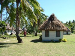 Notre logement sur Nacula : un "bure" traditionnel