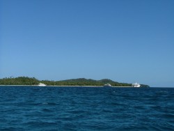 La plage Blue Lagoon où les bateaux de croisière viennent faire un stop