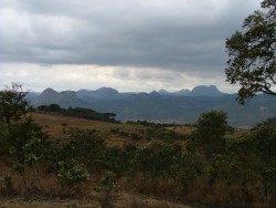 Montagne et village se confondent