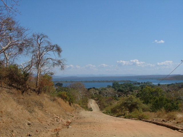 Piste vers le lac Kariba