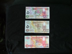 Kwachas Zambiens qui ne valent pas grand chose mais sont pourtant de jolis billets (recto)