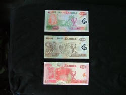 Kwachas Zambiens qui ne valent pas grand chose mais sont pourtant de jolis billets (verso)