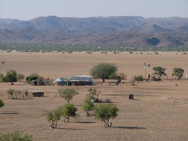Une ferme isolée du Damaraland