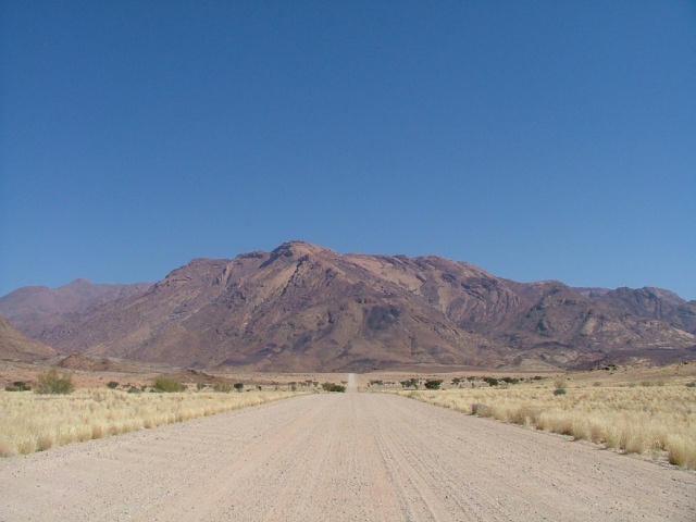 L'imposant massif de Brandberg