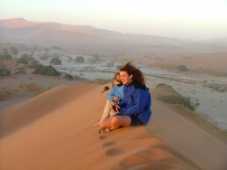 Lever de soleil depuis les dunes de Sossusvlei : un instant magique