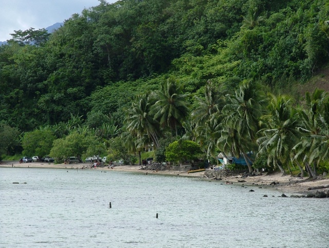 La plage blanche de Vairao