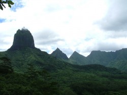 Les imposants pics volcaniques