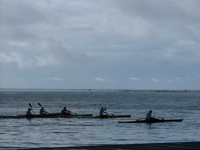 Le sport national, la pirogue