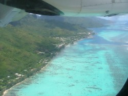 Moorea vue d'avion