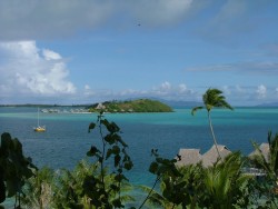 Petit motu en face de notre chambre