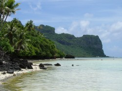 Baie caillouteuse de Maupiti