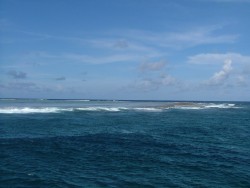 et sa barrière de corail